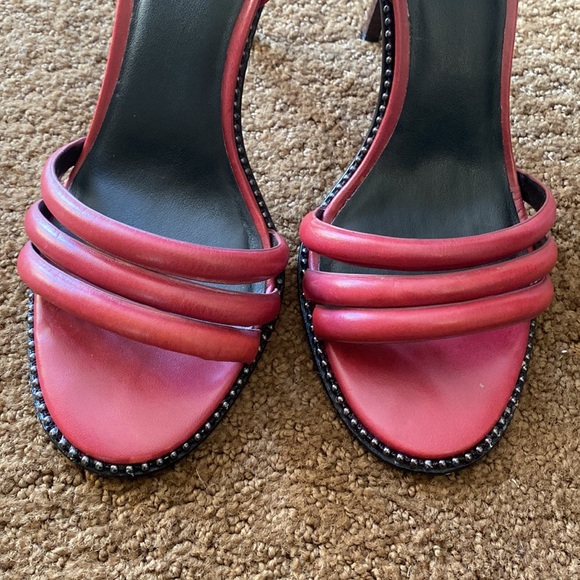 Women's Coach Burgundy Heels Size: 7B - Picture 9 of 13